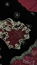 Baroque 3pcs Article With 9000 Micro Velvet Shawl - Image 2